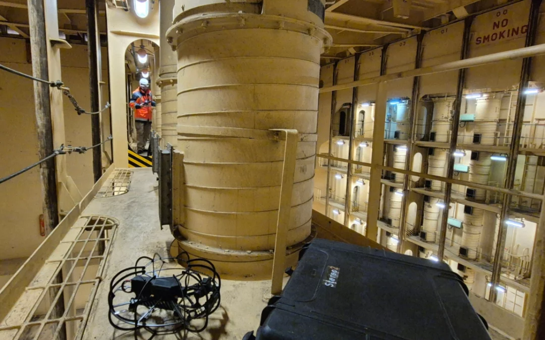 Comment optimiser vos inspections de navires en drone indoor ?