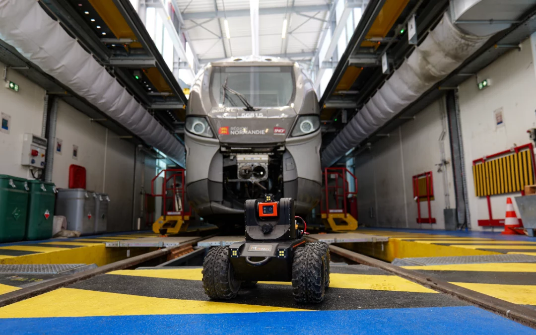 Roview3 : inspection de train au Technicentre SNCF de Clichy