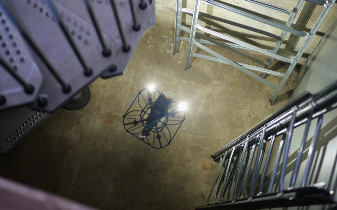 Solutions d’inspection par drone en milieux confinés